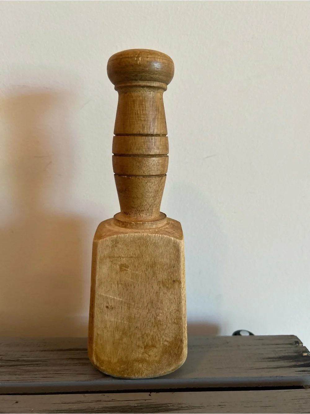Vintage Primitive Wooden Potato Masher/Pestle